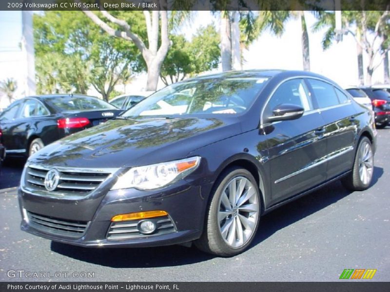 Deep Black / Black 2009 Volkswagen CC VR6 Sport