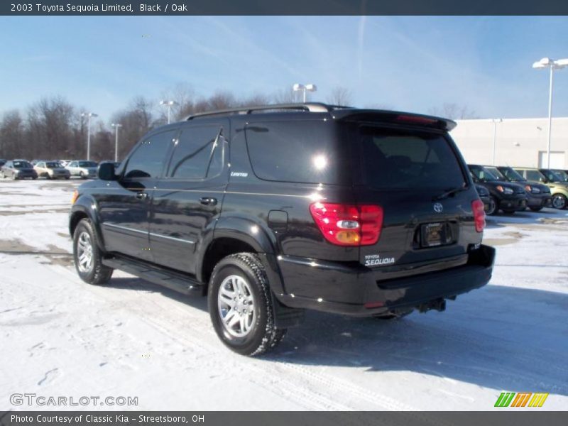 Black / Oak 2003 Toyota Sequoia Limited