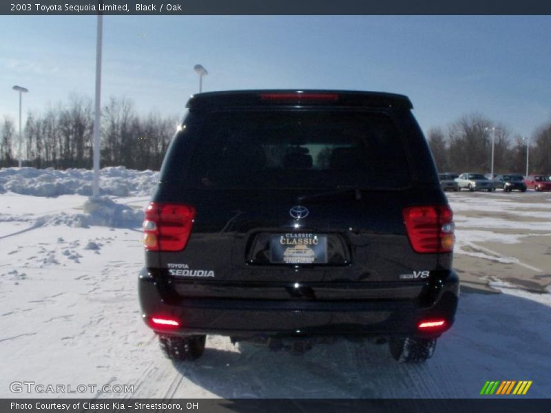 Black / Oak 2003 Toyota Sequoia Limited