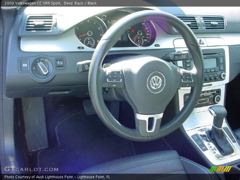 Deep Black / Black 2009 Volkswagen CC VR6 Sport