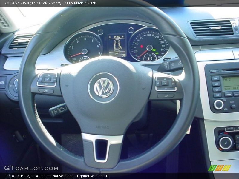 Deep Black / Black 2009 Volkswagen CC VR6 Sport
