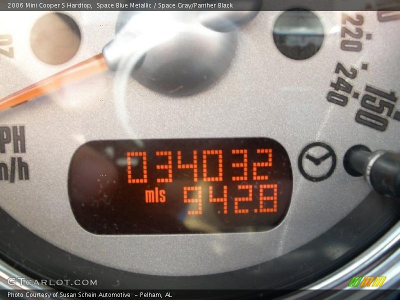 Space Blue Metallic / Space Gray/Panther Black 2006 Mini Cooper S Hardtop