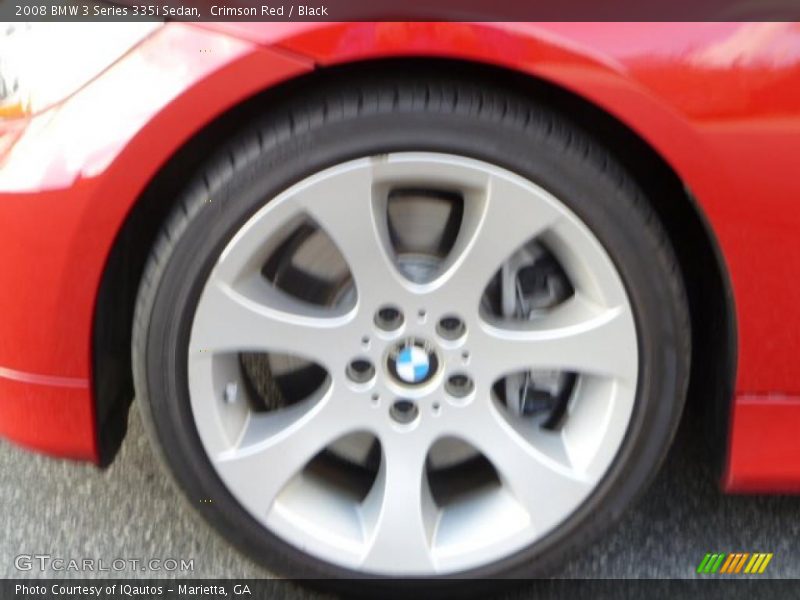 Crimson Red / Black 2008 BMW 3 Series 335i Sedan