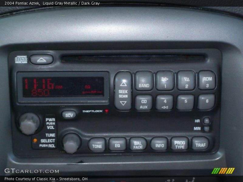 Controls of 2004 Aztek 