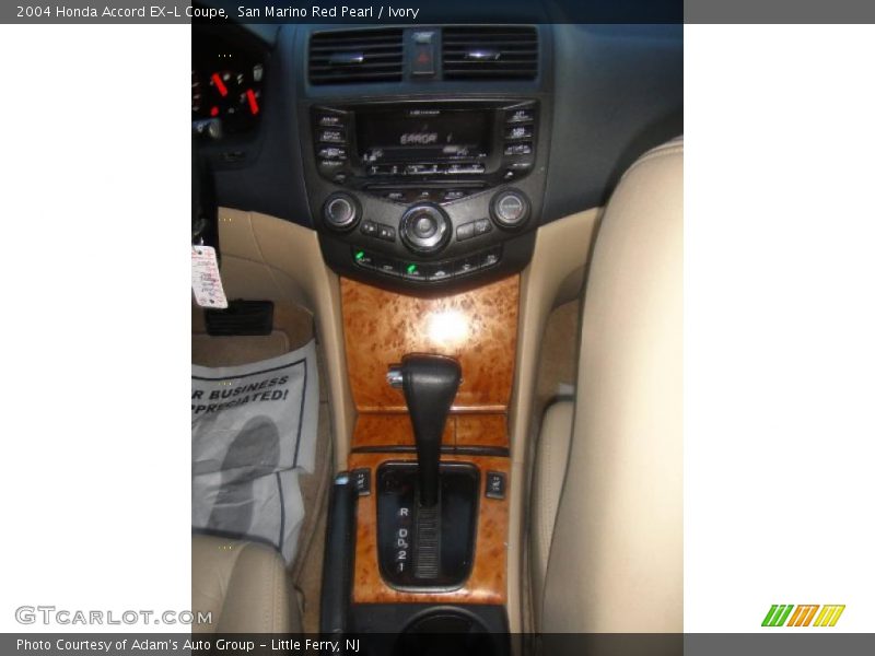 San Marino Red Pearl / Ivory 2004 Honda Accord EX-L Coupe