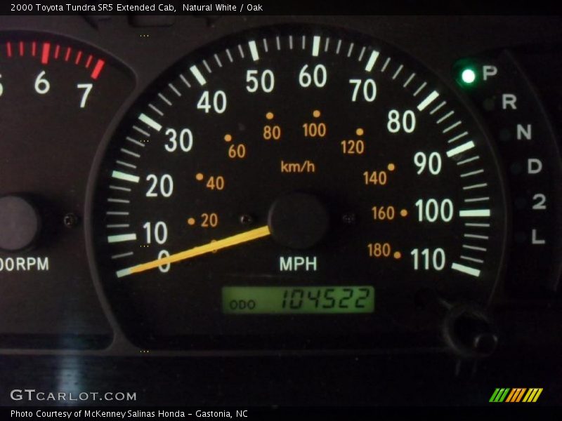 Natural White / Oak 2000 Toyota Tundra SR5 Extended Cab