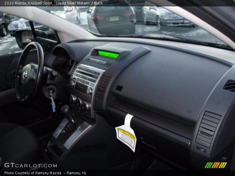 Liquid Silver Metallic / Black 2010 Mazda MAZDA5 Sport