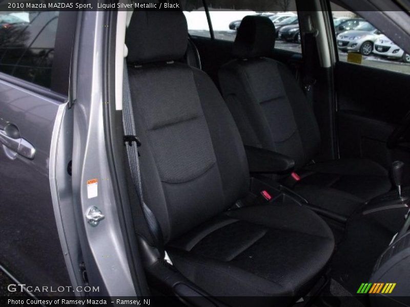 Liquid Silver Metallic / Black 2010 Mazda MAZDA5 Sport