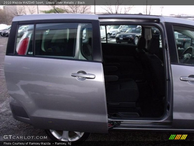 Liquid Silver Metallic / Black 2010 Mazda MAZDA5 Sport