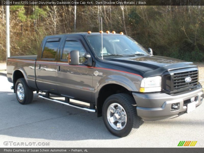 Dark Shadow Grey Metallic / Black 2004 Ford F250 Super Duty Harley Davidson Crew Cab 4x4
