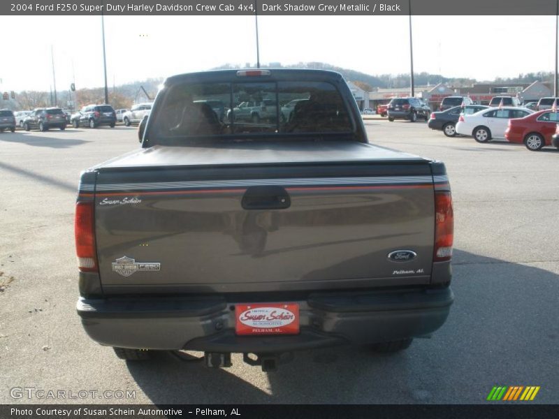 Dark Shadow Grey Metallic / Black 2004 Ford F250 Super Duty Harley Davidson Crew Cab 4x4
