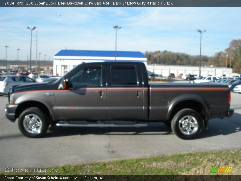 Dark Shadow Grey Metallic / Black 2004 Ford F250 Super Duty Harley Davidson Crew Cab 4x4