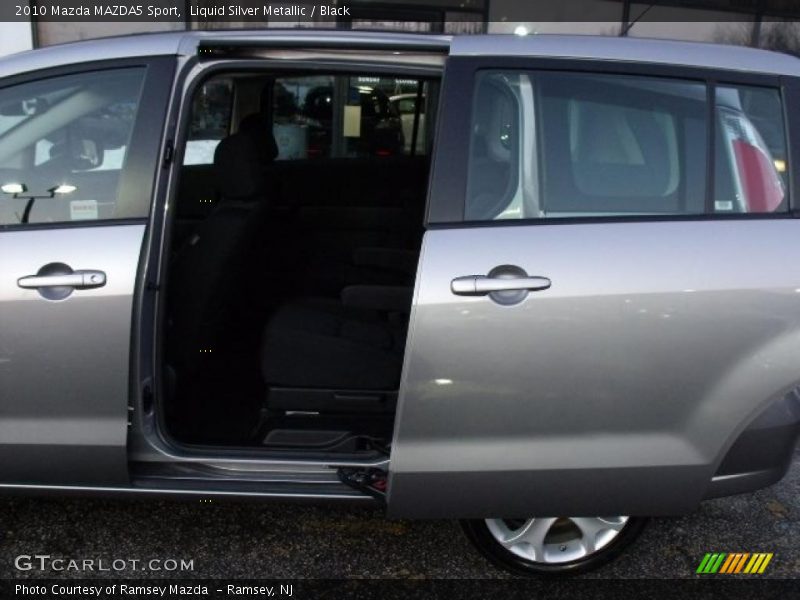 Liquid Silver Metallic / Black 2010 Mazda MAZDA5 Sport