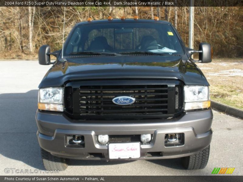 Dark Shadow Grey Metallic / Black 2004 Ford F250 Super Duty Harley Davidson Crew Cab 4x4