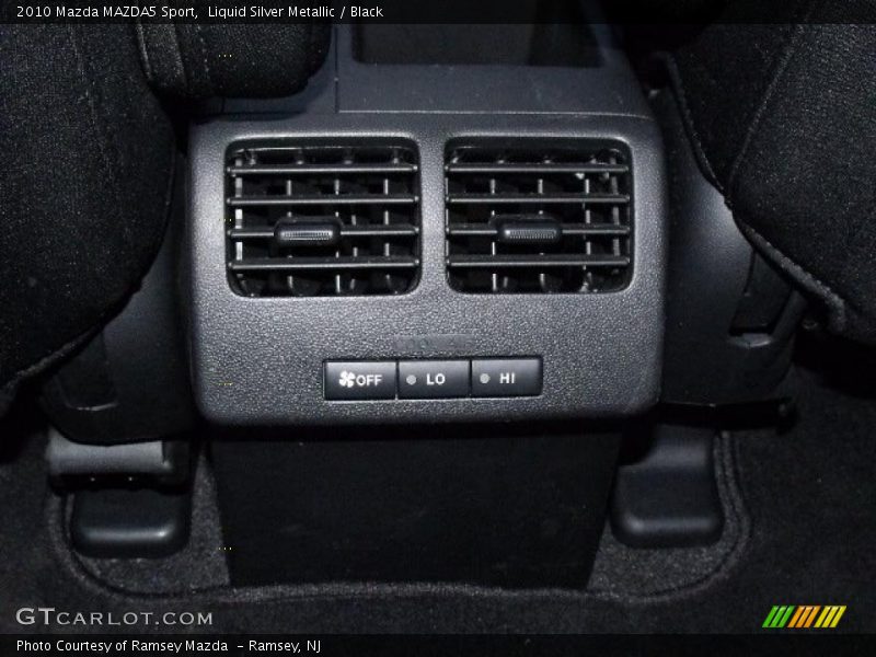 Liquid Silver Metallic / Black 2010 Mazda MAZDA5 Sport