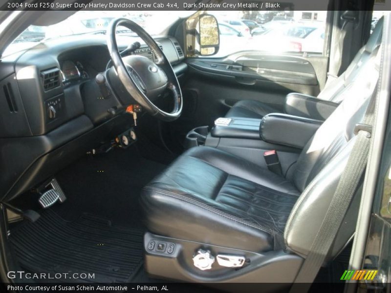 Dark Shadow Grey Metallic / Black 2004 Ford F250 Super Duty Harley Davidson Crew Cab 4x4