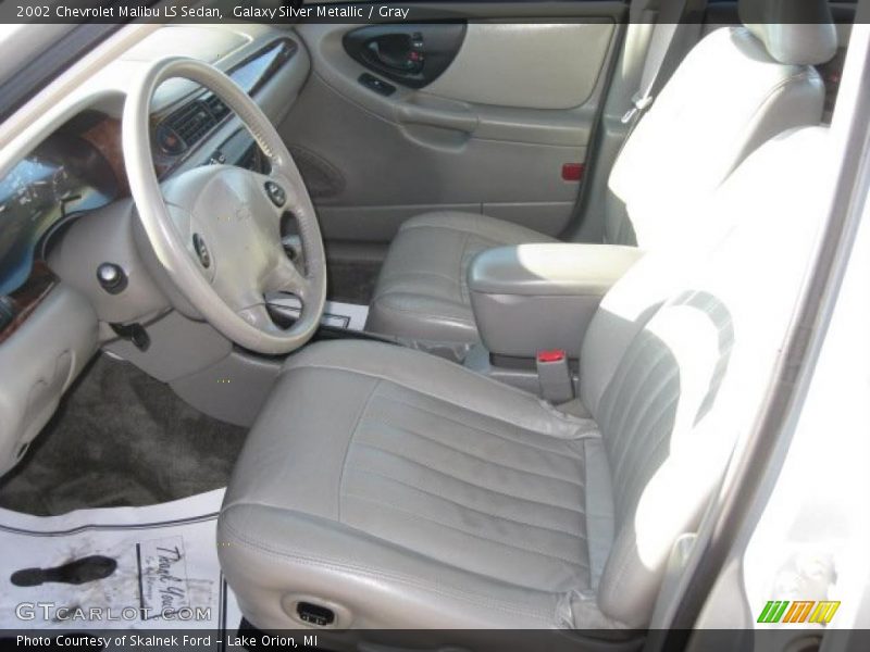 Galaxy Silver Metallic / Gray 2002 Chevrolet Malibu LS Sedan