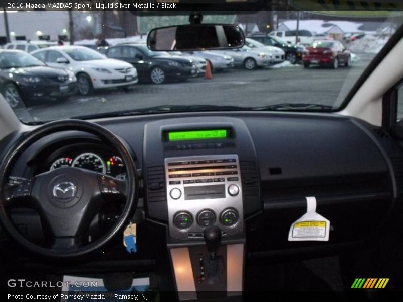 Liquid Silver Metallic / Black 2010 Mazda MAZDA5 Sport