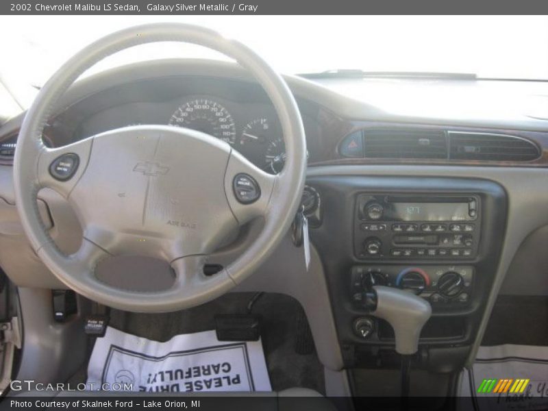 Galaxy Silver Metallic / Gray 2002 Chevrolet Malibu LS Sedan