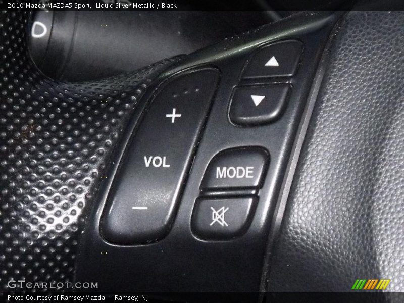 Liquid Silver Metallic / Black 2010 Mazda MAZDA5 Sport