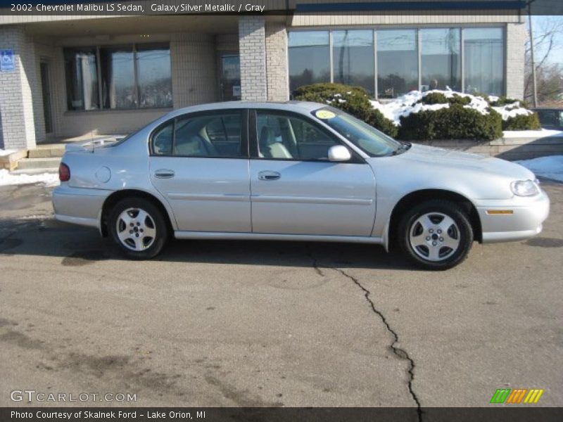 Galaxy Silver Metallic / Gray 2002 Chevrolet Malibu LS Sedan