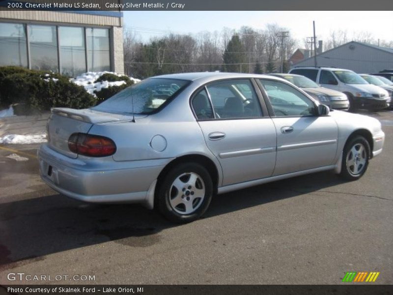 Galaxy Silver Metallic / Gray 2002 Chevrolet Malibu LS Sedan