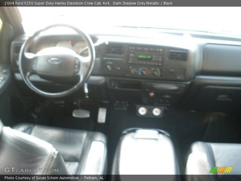 Dark Shadow Grey Metallic / Black 2004 Ford F250 Super Duty Harley Davidson Crew Cab 4x4