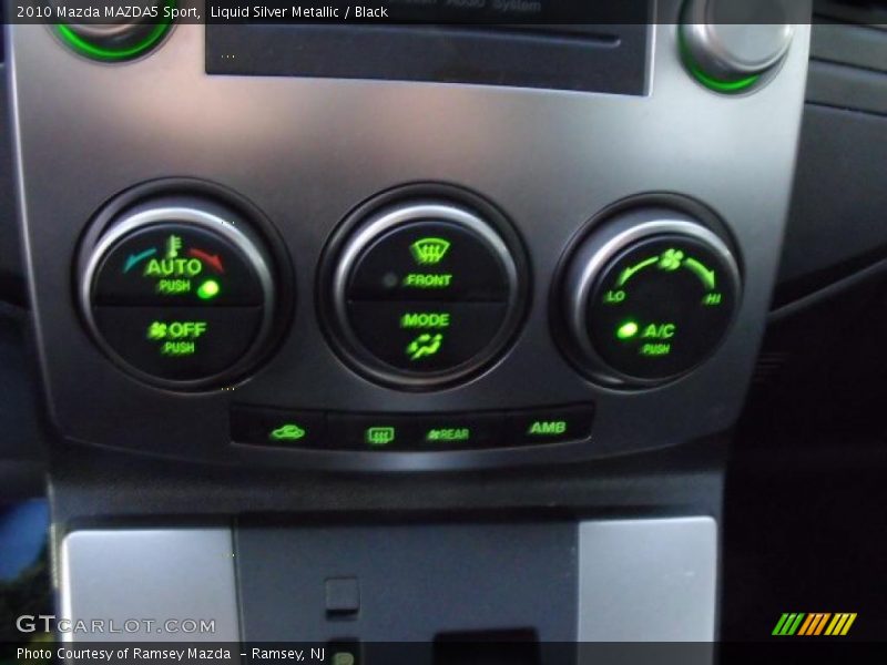 Liquid Silver Metallic / Black 2010 Mazda MAZDA5 Sport