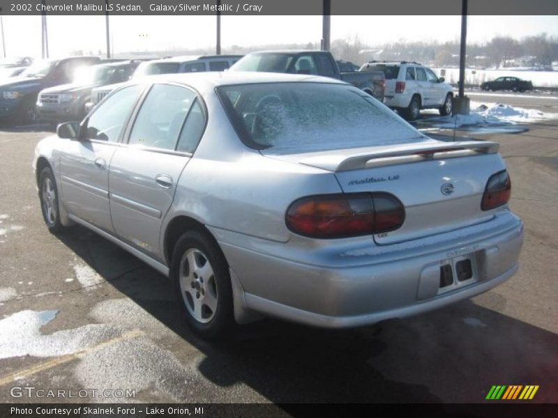Galaxy Silver Metallic / Gray 2002 Chevrolet Malibu LS Sedan