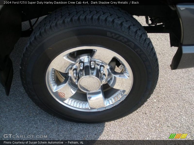Dark Shadow Grey Metallic / Black 2004 Ford F250 Super Duty Harley Davidson Crew Cab 4x4