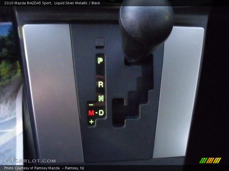  2010 MAZDA5 Sport 5 Speed Sport Automatic Shifter