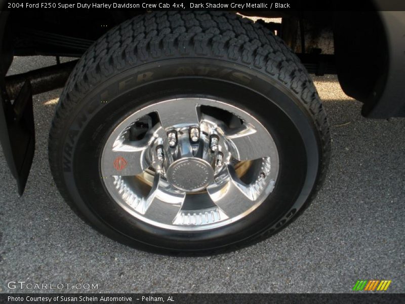 Dark Shadow Grey Metallic / Black 2004 Ford F250 Super Duty Harley Davidson Crew Cab 4x4
