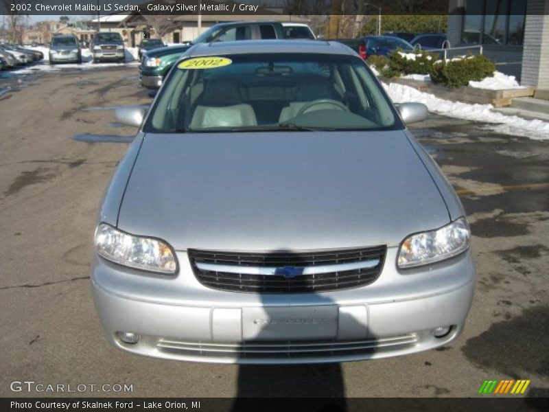 Galaxy Silver Metallic / Gray 2002 Chevrolet Malibu LS Sedan