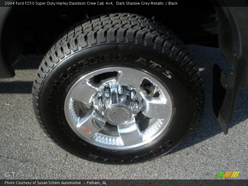 Dark Shadow Grey Metallic / Black 2004 Ford F250 Super Duty Harley Davidson Crew Cab 4x4