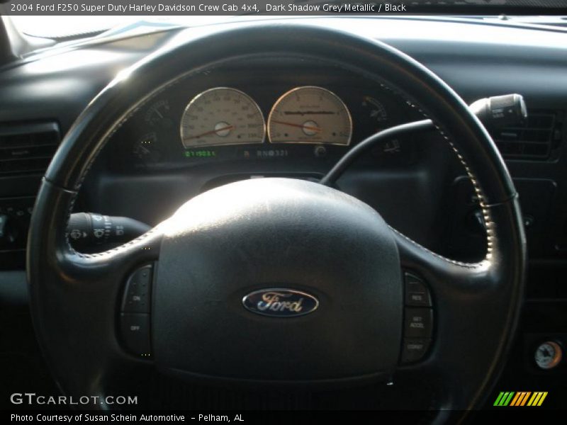 Dark Shadow Grey Metallic / Black 2004 Ford F250 Super Duty Harley Davidson Crew Cab 4x4