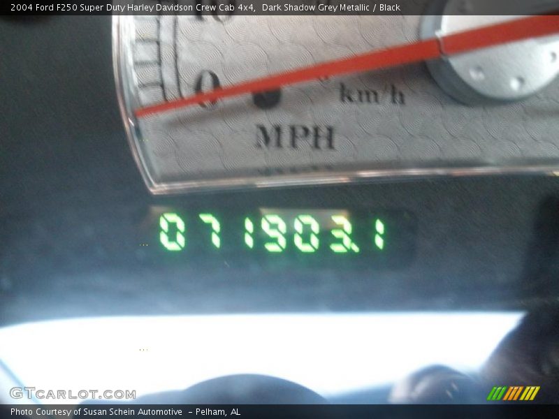 Dark Shadow Grey Metallic / Black 2004 Ford F250 Super Duty Harley Davidson Crew Cab 4x4