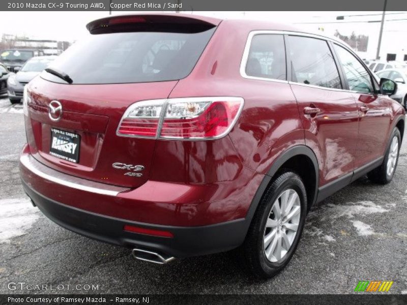 Copper Red Mica / Sand 2010 Mazda CX-9 Touring AWD