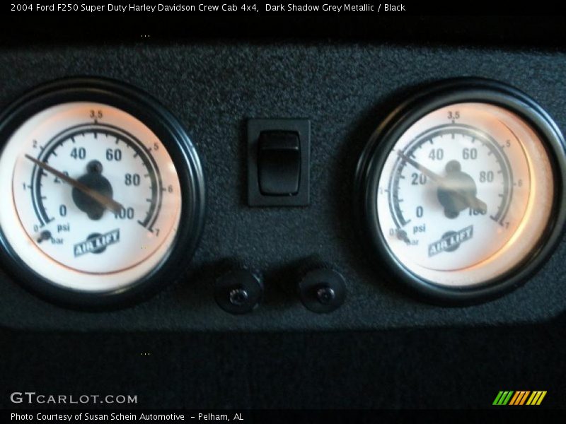 Dark Shadow Grey Metallic / Black 2004 Ford F250 Super Duty Harley Davidson Crew Cab 4x4