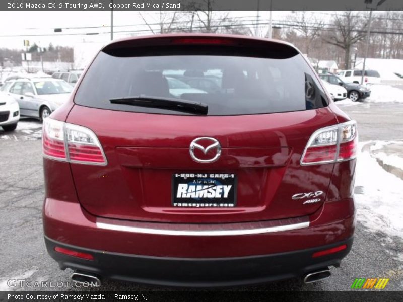 Copper Red Mica / Sand 2010 Mazda CX-9 Touring AWD