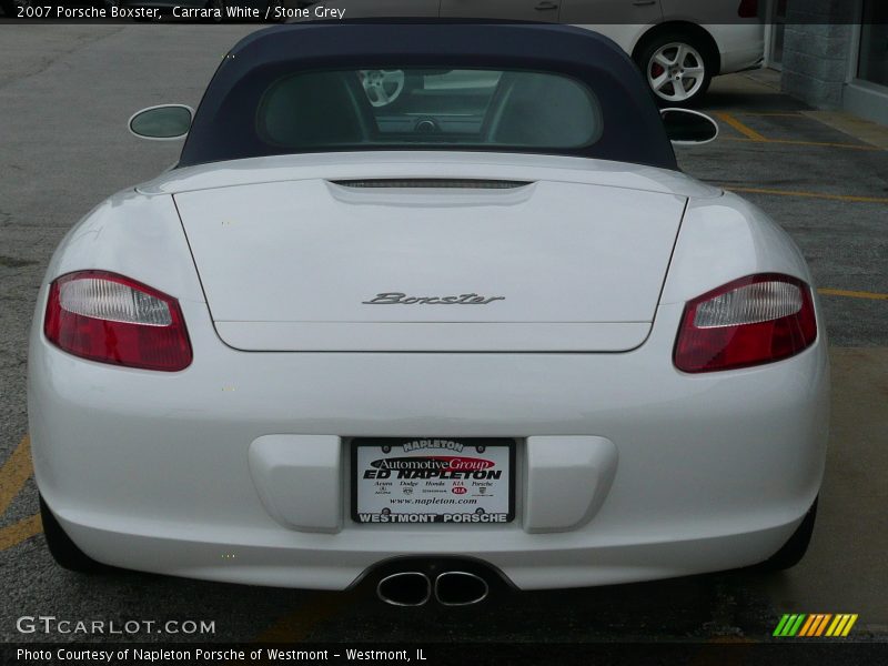 Carrara White / Stone Grey 2007 Porsche Boxster