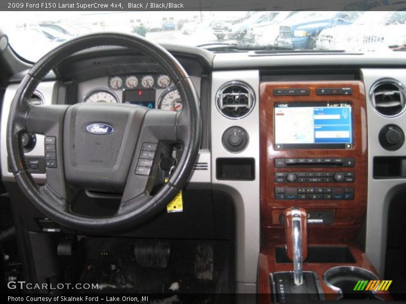 Black / Black/Black 2009 Ford F150 Lariat SuperCrew 4x4