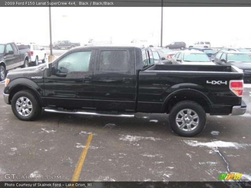 Black / Black/Black 2009 Ford F150 Lariat SuperCrew 4x4