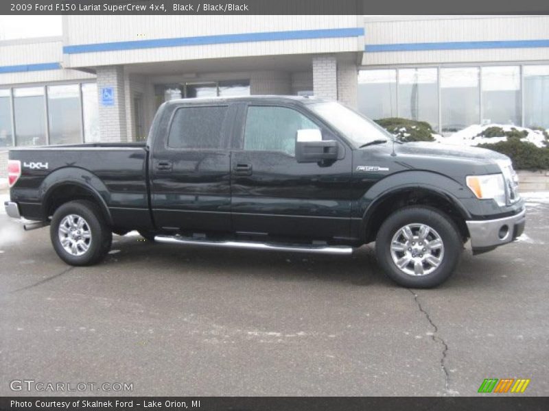 Black / Black/Black 2009 Ford F150 Lariat SuperCrew 4x4