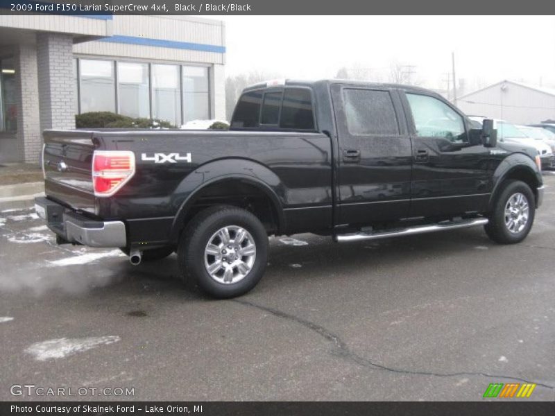 Black / Black/Black 2009 Ford F150 Lariat SuperCrew 4x4