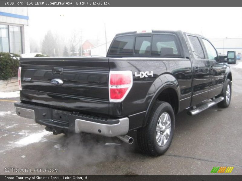 Black / Black/Black 2009 Ford F150 Lariat SuperCrew 4x4