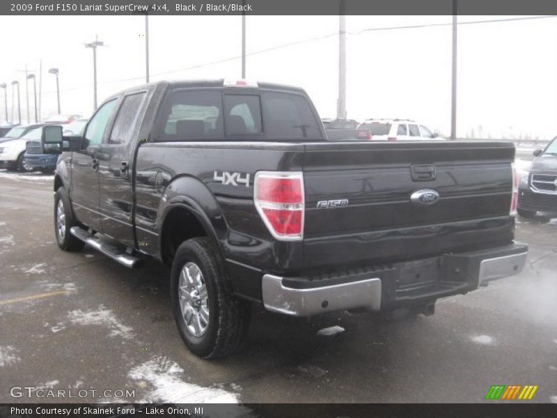 Black / Black/Black 2009 Ford F150 Lariat SuperCrew 4x4