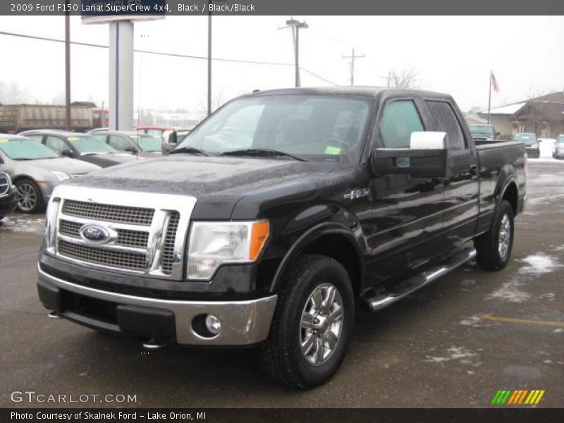 Black / Black/Black 2009 Ford F150 Lariat SuperCrew 4x4