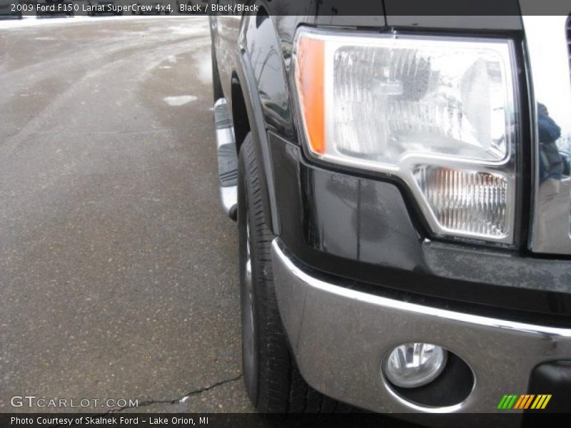 Black / Black/Black 2009 Ford F150 Lariat SuperCrew 4x4