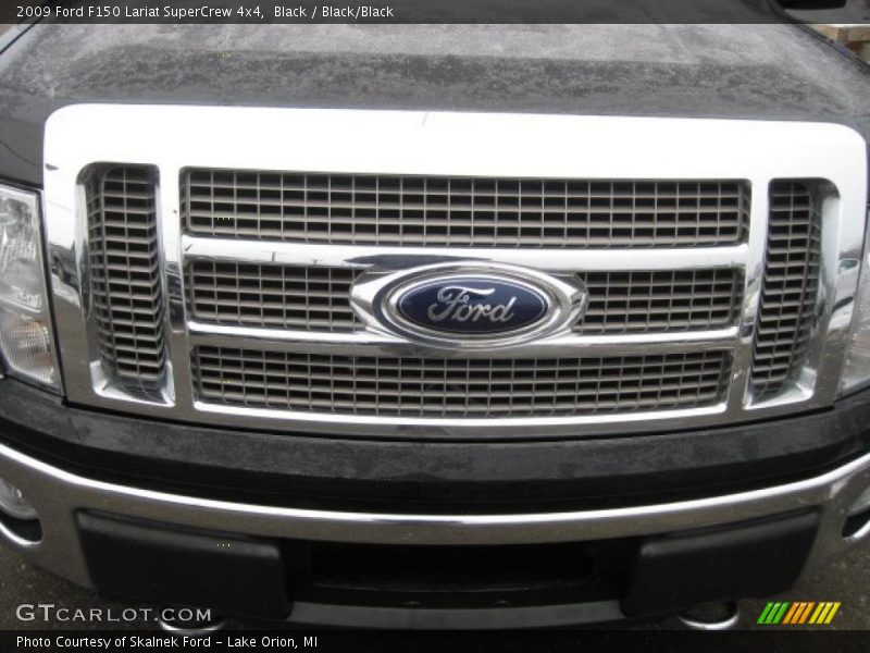 Black / Black/Black 2009 Ford F150 Lariat SuperCrew 4x4