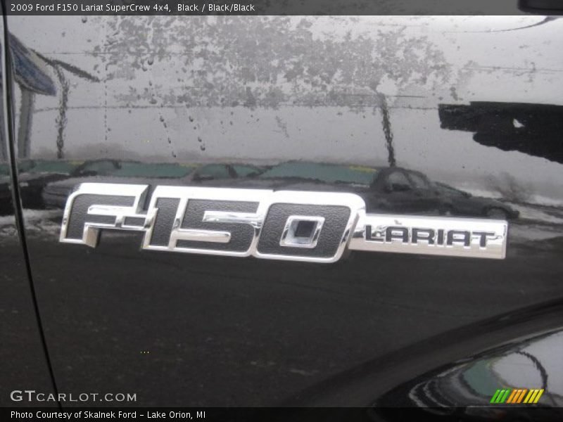 Black / Black/Black 2009 Ford F150 Lariat SuperCrew 4x4